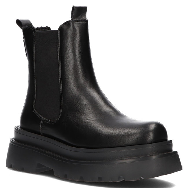 Černé kotníkové boty Filippo DBT3002/21 BK