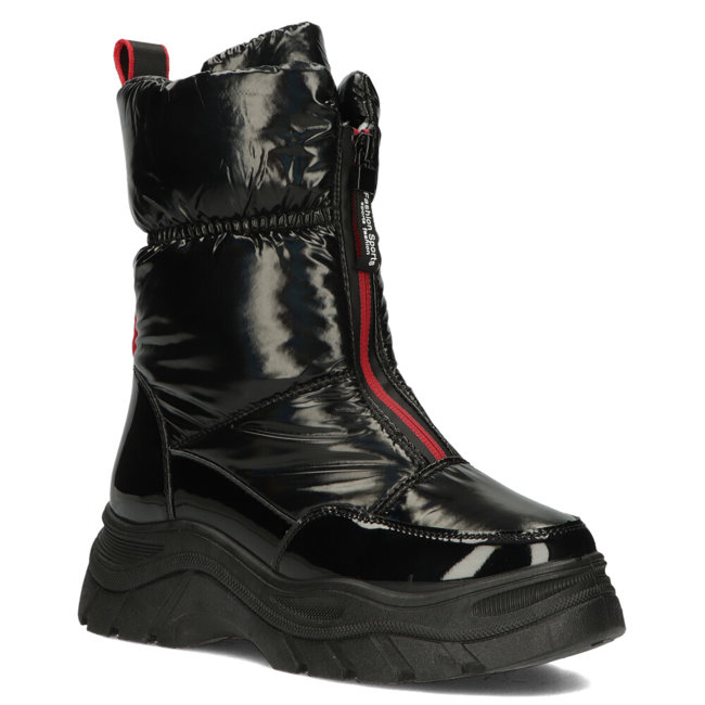 Černé sněhové boty Filippo DBT4236/22 BK
