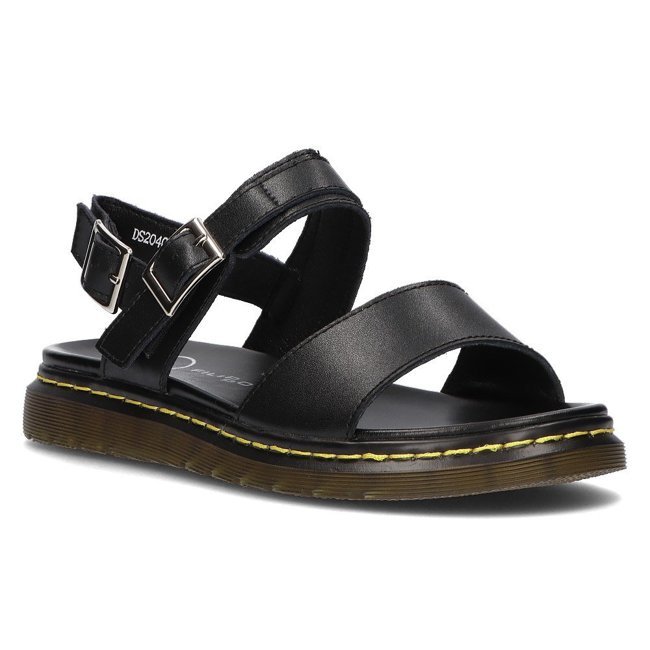 Kožené sandály Filippo DS2040 / 21 BK černé