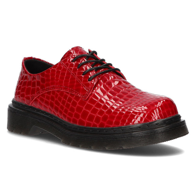 Kožené vysoké boty Filippo GLN449/21 RD červené