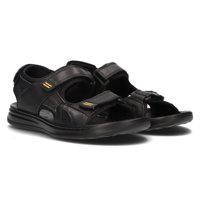 Černé kožené pánské sandály Filippo MS2305/21 BK