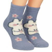 Dámské ponožky králičí květiny