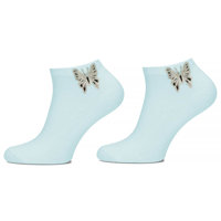 Modré dámské ponožky
