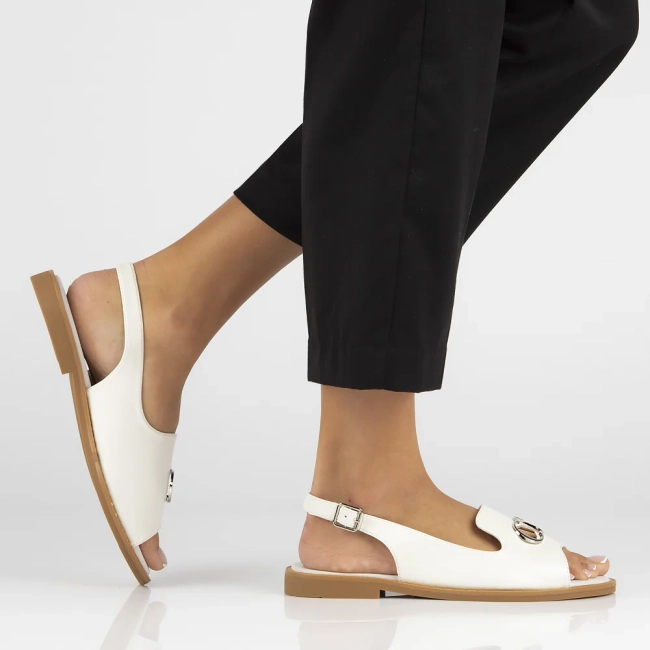 Bílé sandály Filippo DS6231/24 WH