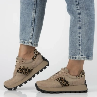 Hnědé kožené sneakersy Filippo DP7112/25 BE LEO