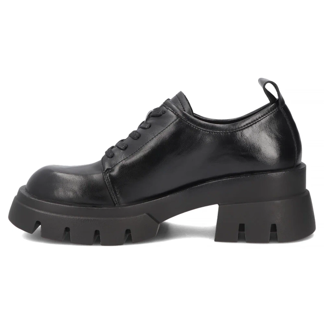 Černé kožené tenisky Filippo DP8156/26 BK