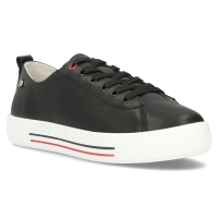 Černé kožené polobotky Filippo DP6029/24 BK