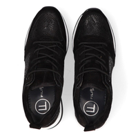 Černé kožené sneakersy Filippo DP1505/21 BK