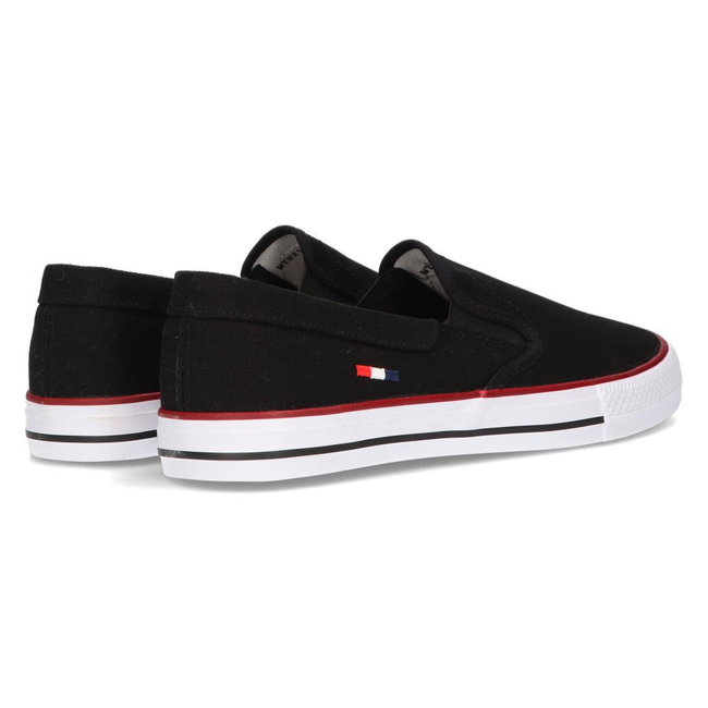 Černé Slip-on tenisky Filippo Mtn210/21 Bk