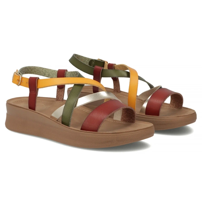 Hnědé sandály Filippo DS7904/26 BR
