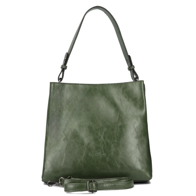 Khaki kabelka Ines Delaure 1682203