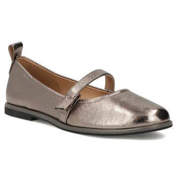 Gun metal kožené baleríny Filippo DP7742/26 GN