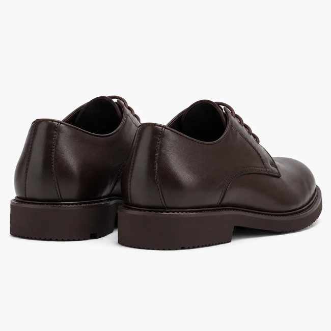 Hnědé kožené polobotky Filippo MP8255/26 D BR