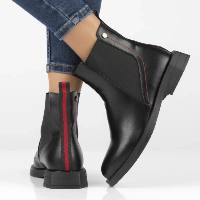 Černé boty Filippo DBT4123/22 BK