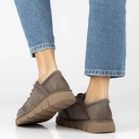 Taupe kožené tenisky Filippo DP8180/26 TP