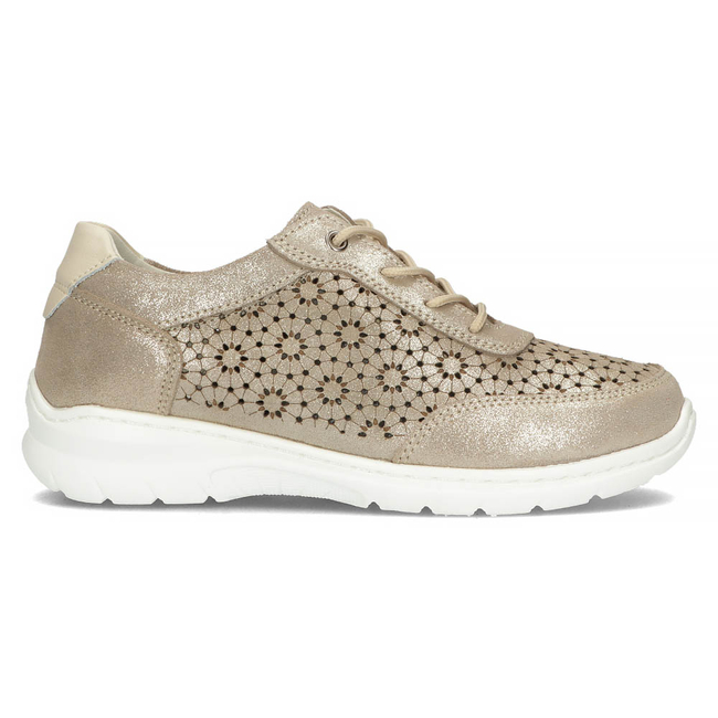 Zlaté kožené sneakersy Filippo DP4519/23 GO