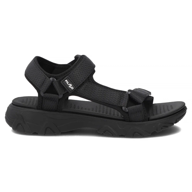 Černé sandály Filippo DS7032/26 BK