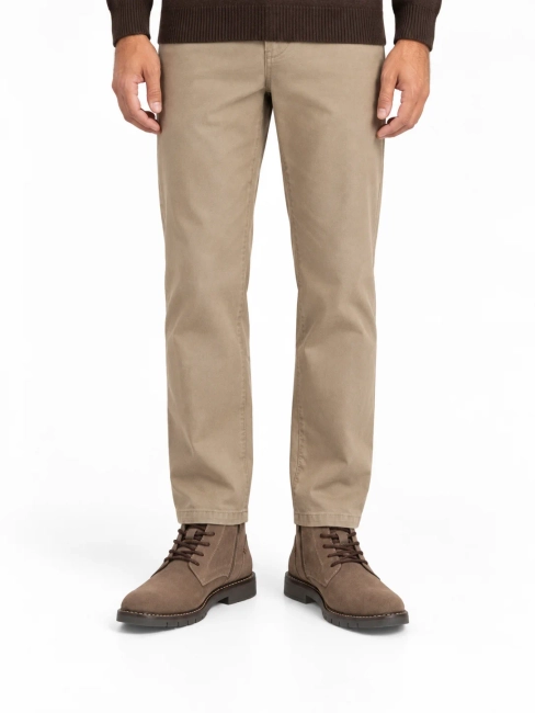 Taupe kožené kotníkové boty Filippo MBT8318/26 TP
