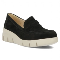 Černě kožené boty Filippo DP6248/24 BK BE