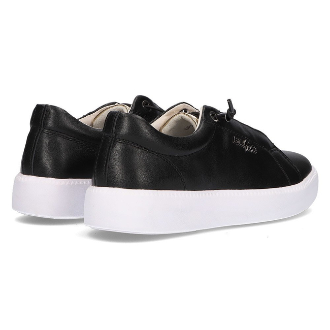 Černé kožené polobotky Filippo DP2041/21 BK
