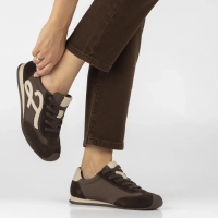 Hnědé kožené tenisky Filippo DP7967/26 D BR