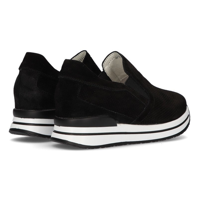 Kožené sneakersy Filippo DP1512/21 Bk černé