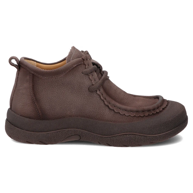 Taupe kožené kotníkové boty Filippo DBT8212/26 GR
