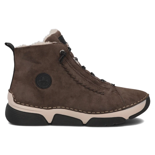 Hnedé boty Rieker 45912-25