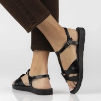 Černé sandály Filippo DS7902/26 BK