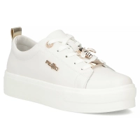 Bílé kožené polobotky Filippo DP3533/26 WH DI