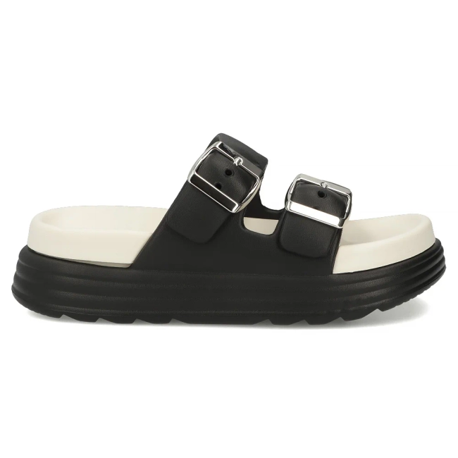 Černé pantofle Filippo DK7914/26 BK
