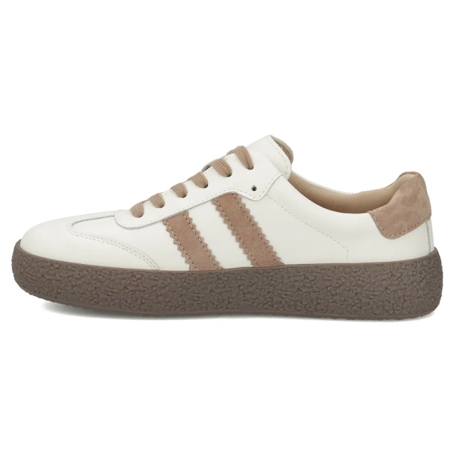Bílé kožené tenisky Filippo DP7958/26 WH BE