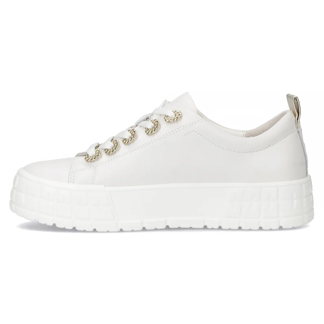 Bílé kožené polobotky Filippo DP6237/24 WH