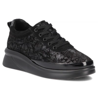 Černé kožené polobotky Filippo DP8097/26 BK MLT