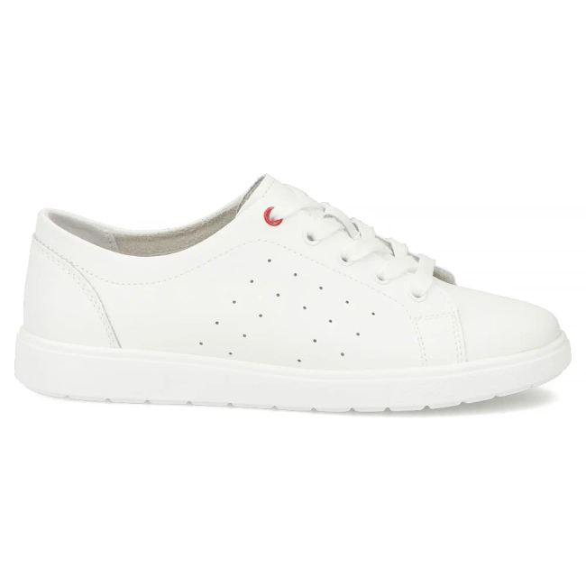 Bílé kožené polobotky Filippo DP7556/26 WH
