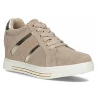 Béžové kožené sneakersy Filippo DP3549/22 BE