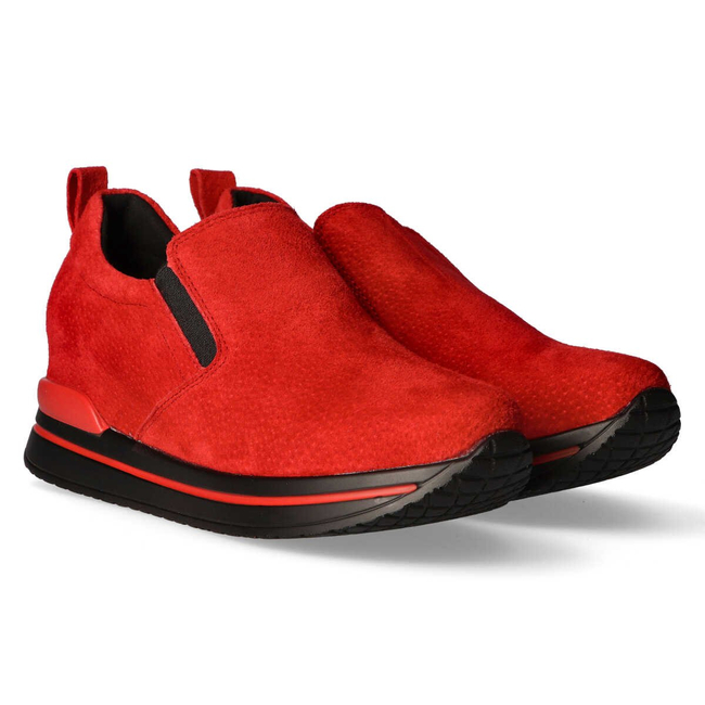 Červené tenisky Filippo DP1512 / 20 RD