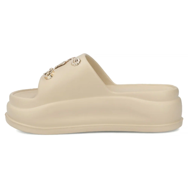 Béžové pantofle Filippo DK7913/26 BE
