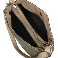 Zelená kabelka Toscanio Shopper F22