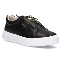 Černé kožené polobotky Filippo DP2041/21 BK