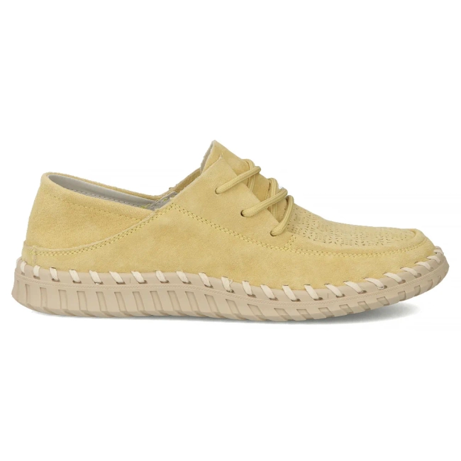 Žluté kožené polobotky Filippo DP7692/26 YL