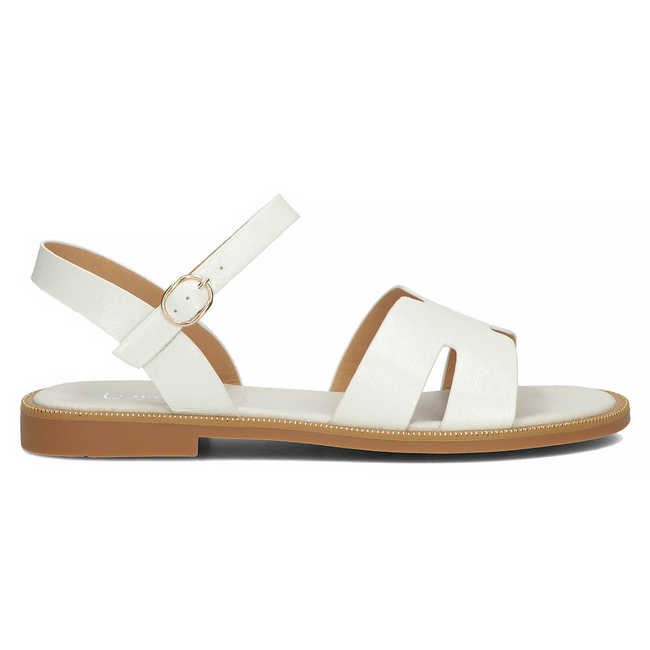 Bílé sandály Filippo DS3702/22 WH