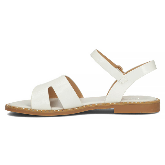 Bílé sandály Filippo DS3702/22 WH