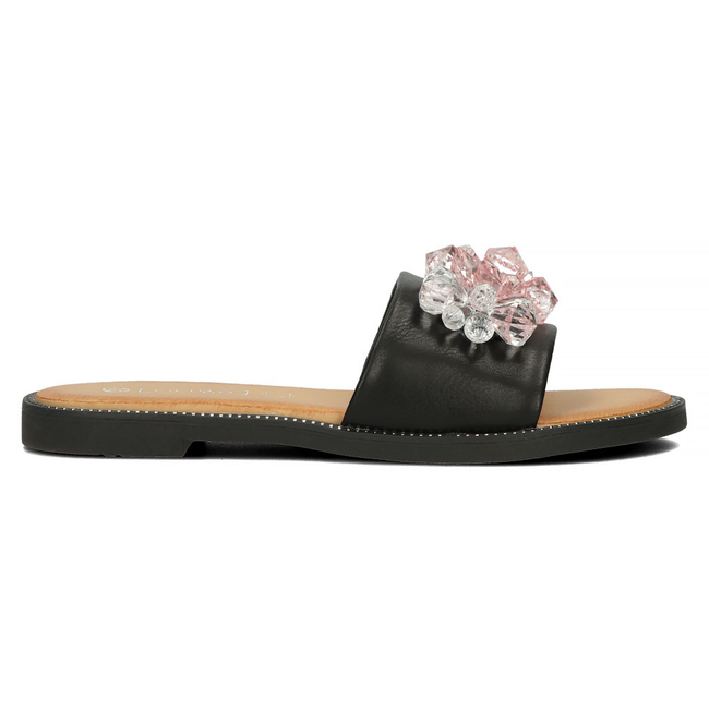 Černé pantofle Filippo DK4624/23 BK