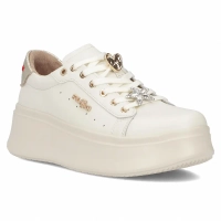 Béžové kožené sneakersy Filippo DP6790/25 BE