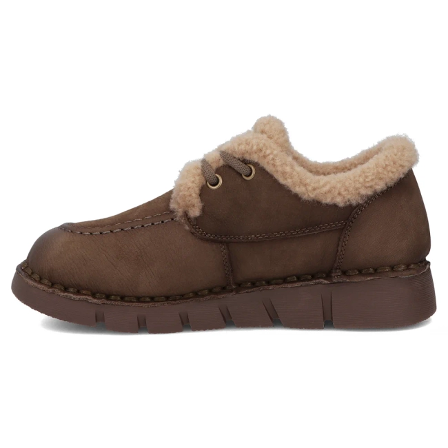 Khaki kožené tenisky Filippo DP8181/26 KH
