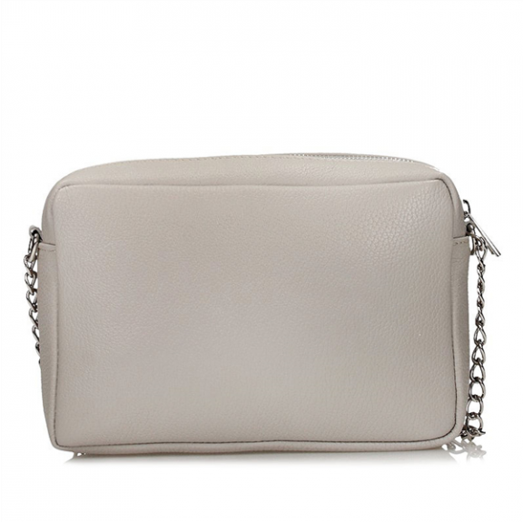 Toscanio Leather bag B6 světle šedá